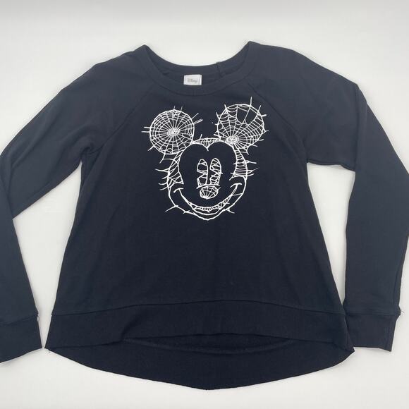 DISNEY Halloween Terry Sweatshirt Size XS Mickey Mouse Youth Size 10 - Picture 1 of 6